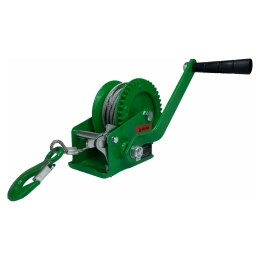 Ручная барабанная лебедка HITCH HW 500 кг, канат 10 м SZ073172