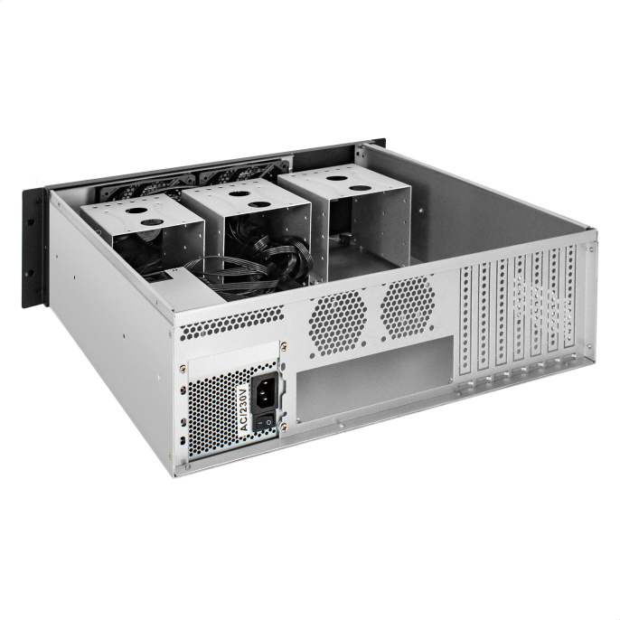 Серверный корпус ExeGate Pro 3U450-12 <RM 19", высота 3U, глубина 450, БП 2U-700ADS, 2*USB> EX298410RUS