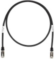 Патч-корд STP кат.6А 10Гбит 1,5м. черный/ Copper Patch Cord, Category 6A, Black S/ STP6X1.5MBL