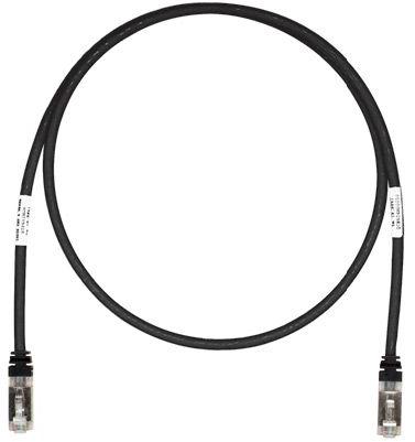 Патч-корд STP кат.6А 10Гбит 1,5м. черный/ Copper Patch Cord, Category 6A, Black S/ STP6X1.5MBL