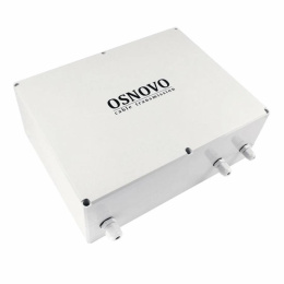 Медиаконвертер OSNOVO OMC-1000-11HX/W Уличный GE с PoE, 1 *10/100/1000Base-T с PoE до 30W , 1*SFP 1000Base-X