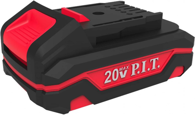 Аккумулятор P.I.T. PH20-2.0 20В, 2Ач, Li-Ion, индикация заряда, плата, 5 контактов