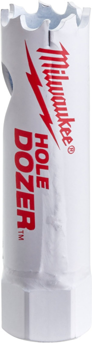 Коронка Milwaukee Hole Dozer 16мм 49560012 пильная, рабочий диаметр: 16 мм, обрабатываемый материал: металл алюминий, чугун, сталь , дерево МДФ , пластик ПВХ , гипсокартон, сэндвич-панель, рабочая длина: 41 мм