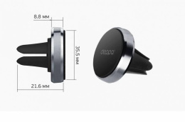 Держатель Deppa Crab Mage mini магнитный черный для смартфонов 55144