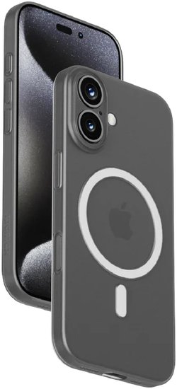 Чехол для смартфона Momax CaseForm Lite для iPhone 16 Plus Белый (MTAP24LW) (совместимость с MagSafe, толщина: 0.6 мм, матовое покрытие корпуса, материал: TPU + PC)