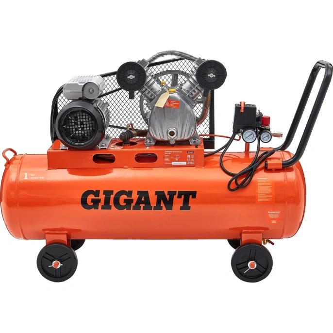 Ременной компрессор (100 л; 10 бар; 430 л/мин) Gigant BCL-100