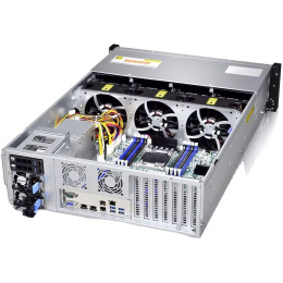 Серверный корпус/ Gooxi RMC3116-670-HS-D 3U 16bay chassis ,direct backplane rear 2*2.5"SAS/SATA 1300W 1+1 EU power cables rail kit