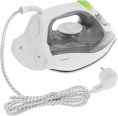 Утюг Scarlett Green Line SC-SI30K60,  с паровым ударом,  2400Вт,  белый и серый
