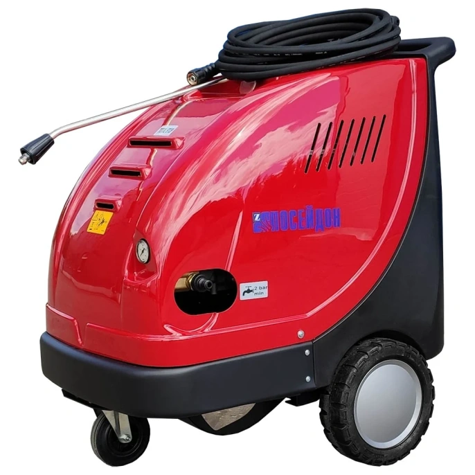 Гидродинамический аппарат с подогревом 4 кВт (380в), 150 бар, 15 л/мин, насос Annovi Reverberi (Италия) E4-150-15-Th-Cover-Gun