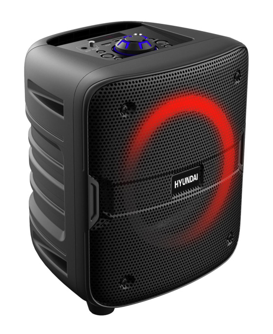 Минисистема Hyundai H-MAC180 черный 30Вт FM USB BT SD/MMC