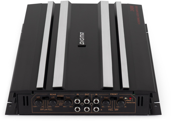 Усилитель автомобильный DIGMA DCP-400,  черный