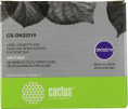 Картридж ленточный Cactus CS-DK22210 DK-22210 черный на белом 29x30.48 для Brother P-touch QL-500, QL-550, QL-700, QL-800