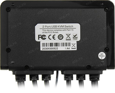 Переключатель Multico EW-K13022DP4K 2-port Dual Monitor USB KVM Switch (клавUSB+мышьUSB+2xDP+AudioпроводнойПДУкабели несъемн)