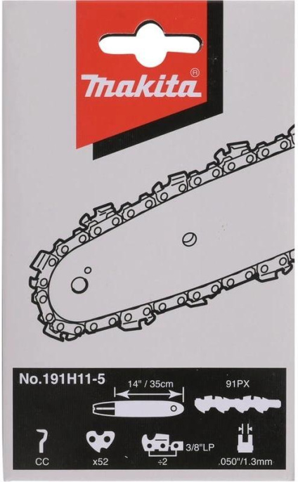 Цепь для цепных пил Makita 191H11-5 3/8" 52звен.