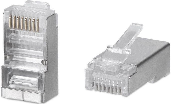 Коннектор Rj-45 Cabeus 8P8C-SH-FC кат. 5е экранированный