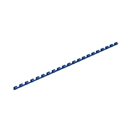 Пружины для переплета ProMega office пластик 6 мм синие 100 шт в упаковке для сшивания 20 листов 255074