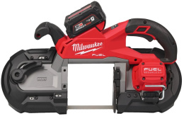 Ленточная пила Milwaukee M18FBS127-502C 4933498310 питание: Li-ion, 18 В, скорость холостого хода: 168 м/мин, длина лезвия: 1139.8 мм, 2 M18 B5 аккумуляторные батареи, зарядное устройство M12-18 FC, кейс