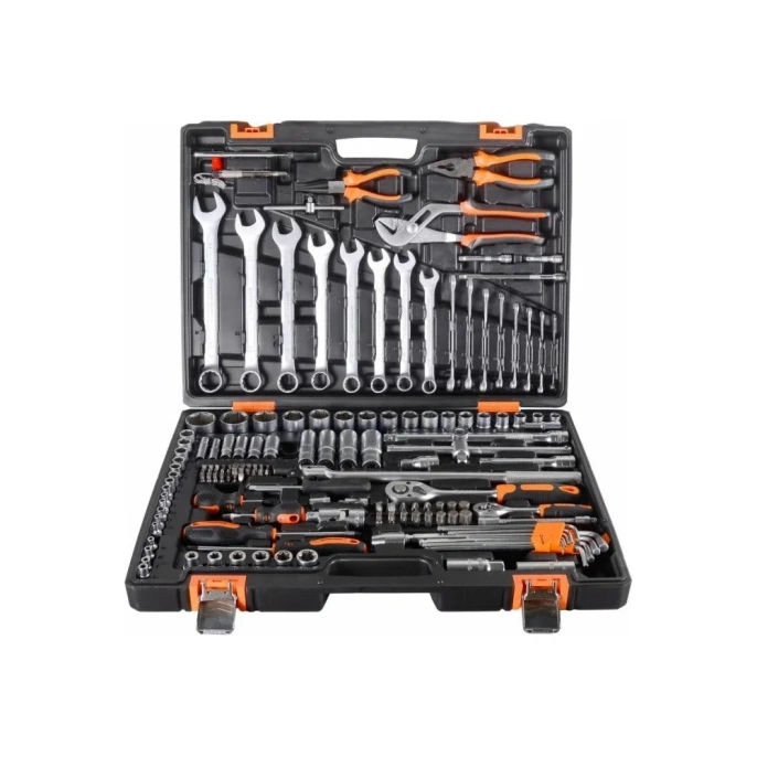 Набор инструментов Вихрь 1/2", 1/4", CrV, в кейсе, 151 предмет 73/6/7/9