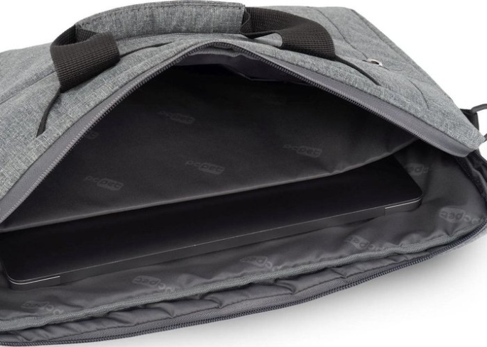 Сумка для ноутбука 14.5" PC Pet PCP14A2GY серый/черный полиэстер
