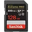 SecureDigital 128GB SanDisk SDXC Extreme Pro UHS-I Class 3 (U3) V30 200/140 MB/s SDSDXXD-128G-GN4IN 