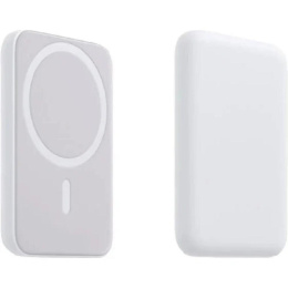 Rexant 30-2053 Портативное беспроводное зарядное устройство Power Bank аккумуляторная батарея 5000 mAh, MagSafe, белое