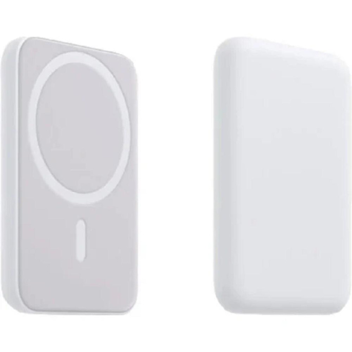Rexant 30-2053 Портативное беспроводное зарядное устройство Power Bank аккумуляторная батарея 5000 mAh, MagSafe, белое