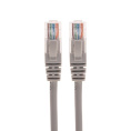 Rexant 02-0100-03 Патч-корд U/UTP, CAT 5e, RJ45-RJ45, 26AWG, LSZH, серый, 0,3м