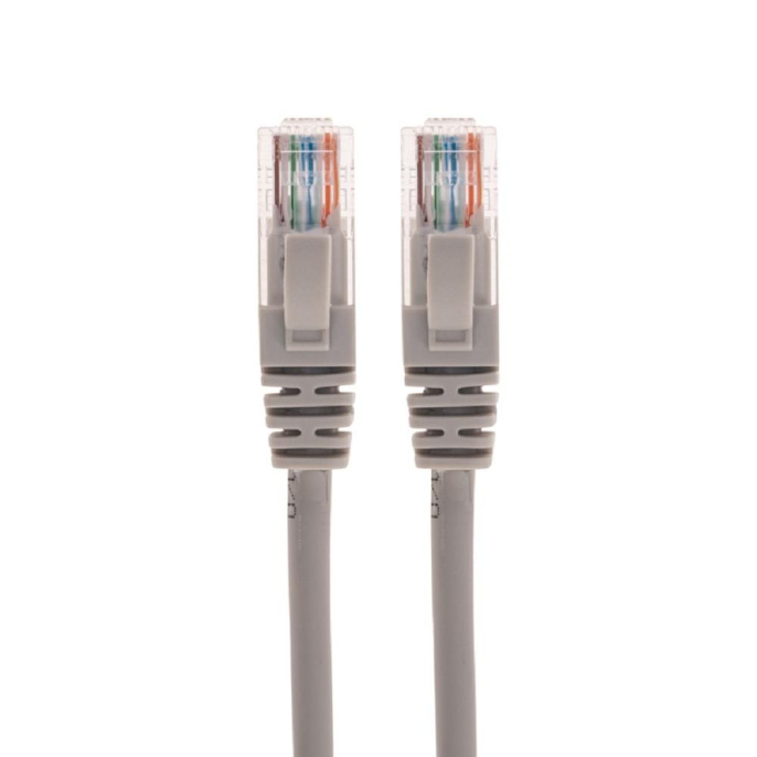 Rexant 02-0100-03 Патч-корд U/UTP, CAT 5e, RJ45-RJ45, 26AWG, LSZH, серый, 0,3м