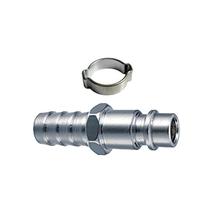 Переходник рапид – ёлочка 8 мм с обжимным кольцом 8-13 мм Elitech 0704.019300