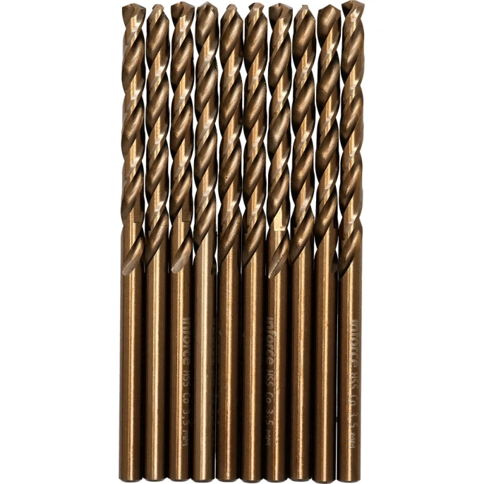 Сверло по металлу HSS-CO (10 шт/уп; 3.5x70x39 мм) Inforce 11-01-443