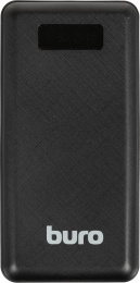 Внешний аккумулятор (Power Bank) Buro BPF30D,  30000мAч,  черный [bpf30d22pbk]