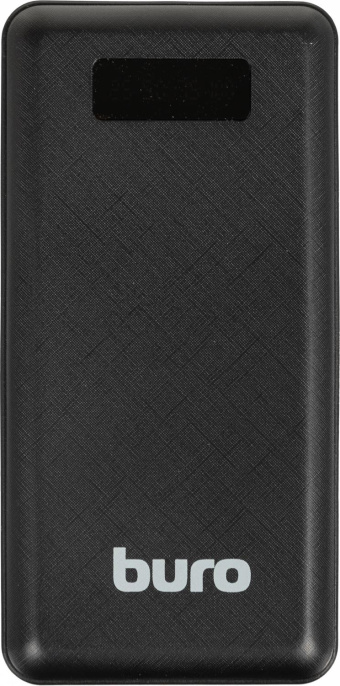 Внешний аккумулятор (Power Bank) Buro BPF30D,  30000мAч,  черный [bpf30d22pbk]