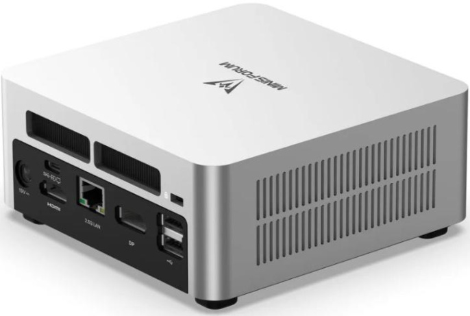 Мини ПК MINISFORUM UN1245/16GB+512GB i5-12450H 16GB+512GB, Intel Graphics, Win11 Pro