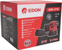 Эксцентриковая шлифмашина Edon AOS-21A D125мм аккум. 40842