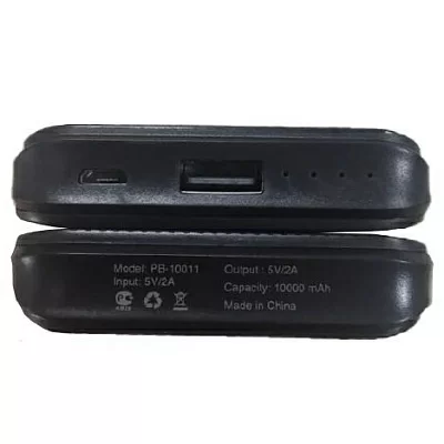 Harper Аккумулятор внешний портативный PB-10011 black (10 000mAh; Тип батареи Li-Pol; Выход 5V/2,1A; LED индикатор)