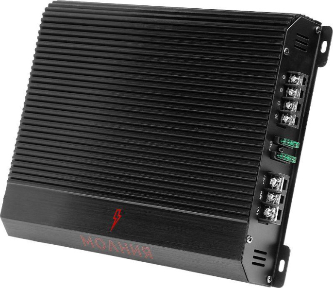 Усилитель автомобильный URAL Молния МЛ 1.500,  черный