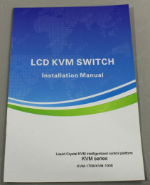 ProCase E1908HD Консоль однорельсовая , КВМ 8 порт, LCD 19'', single rail console KVM 8 port, LCD D-Sub, USB, разрешение 1920*1080, 8 кабелей