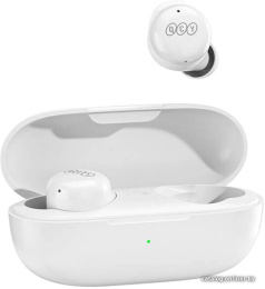 Беспроводные наушники QCY-T17 White Чипсет: Jieli AD6973D. Bluetooth 5.1. Поддержка профиля: HFP/A2DP/AVRCP. Динамик: 6 мм динамический драйвер. Время музыки: 7.5 ч. Время вызова: 4.5 ч. (BH21Q17A)