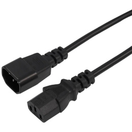 Rexant 04-2721 Шнур сетевой IEC 320 C13 – IEC 320 C14 3x0,75мм?, длина 0,6м