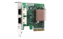 Сетевая карта QNAP QXG-2G2T-I225 2-port 2.5 GbE network expansion card, Controller I225-LM, PCIe Gen2 x2, 3 x Brackets included Full-height, Low-profile and Specialized for QNAP NAS