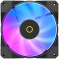 Вентилятор для корпуса Ocypus Beta F12 BK ARGB REVERSE BLADE, 120x120x25mm, 3-PIN, 800-1600 RPM, 29 DBA MAX, HYDRO BEARING