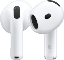 Наушники Apple AirPods 4 MXP63ZA/A (без активного шумоподавления) A3050,A3053,A3058, Bluetooth, вкладыши, белый