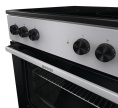 Электрическая плита Gorenje GEC6A11SG,  стеклокерамика,  без крышки,  серый