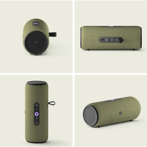 Умная колонка ЯНДЕКС Стрит 30Вт, с Алисой, зеленый [yndx-00030grn]