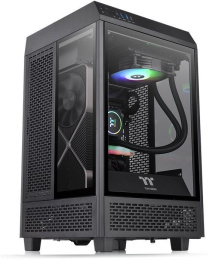 Корпус miniITX Thermaltake The Tower 100, Micro-Tower, без БП,  черный [ca-1r3-00s1wn-00]
