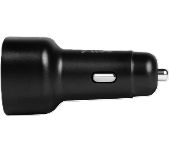 Автомобильное зарядное устройство TTEC SmartCharger Duo PD 48W Vehicle Fast Charger USB-C+USB-A с кабелем USB-C-Lightning. Цвет: черный 2CKP02LS