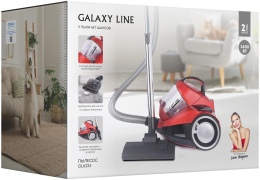 Пылесос GALAXY LINE GL 6224, 2400Вт, красный/черный [7040162243]