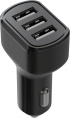 Автомобильное зарядное устройство Wiiix UCC-5-3-01-QC-ANT,  3xUSB-A,  2.1A, черный