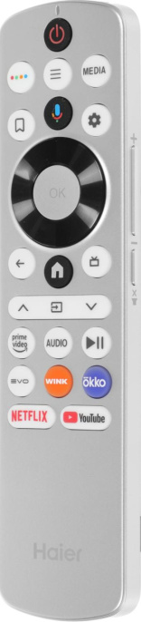 43" Телевизор HAIER Smart TV S4 QLED, 4K Ultra HD, СМАРТ ТВ, Android, серебристый