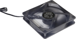 Вентилятор Digma DFAN140PWM-1BK 140мм, 4-pin, 1500об/мин, 11 - 28 дБ, черный, Ret